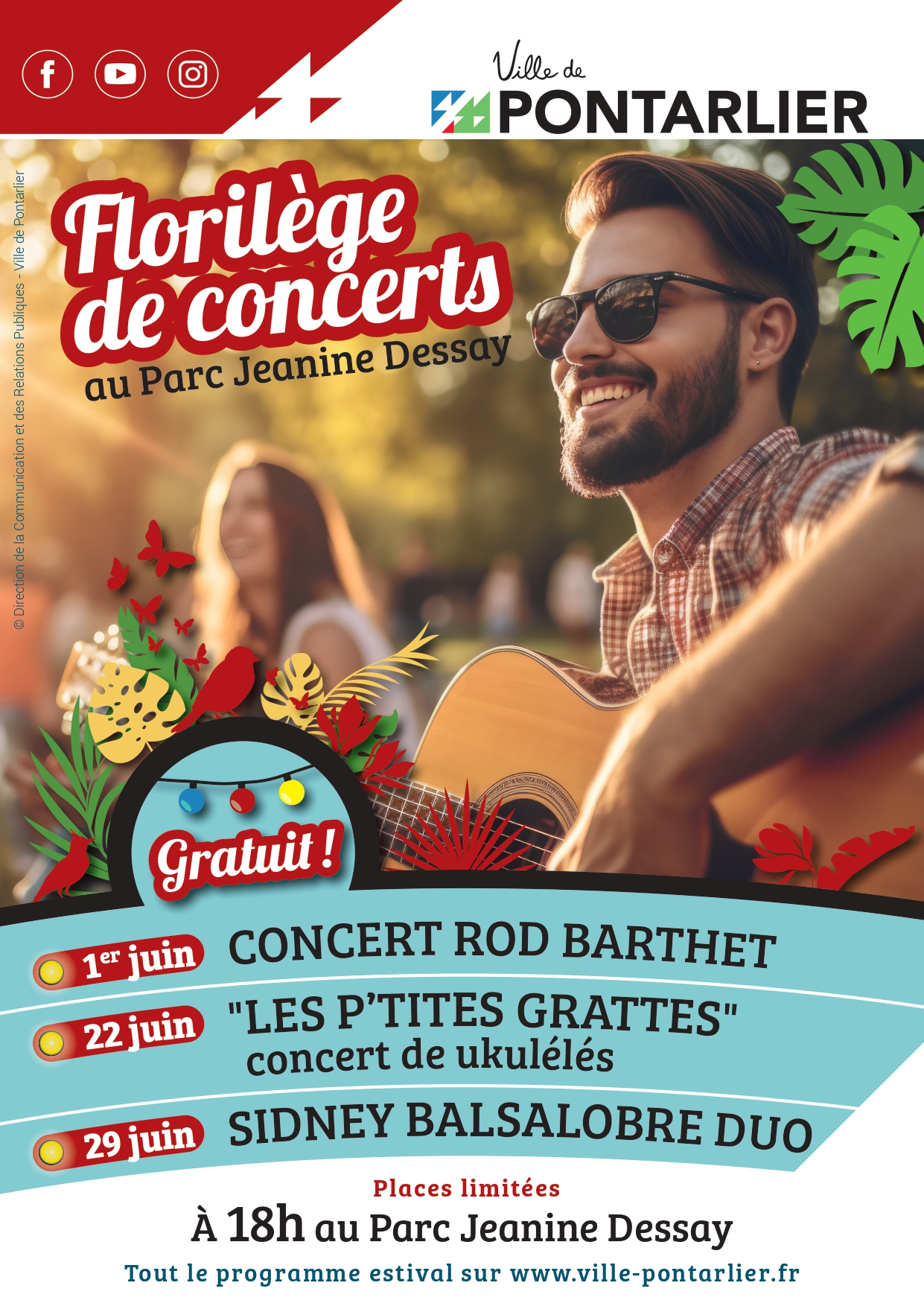 1 au 29 juin - florilège de concert - pontarlier