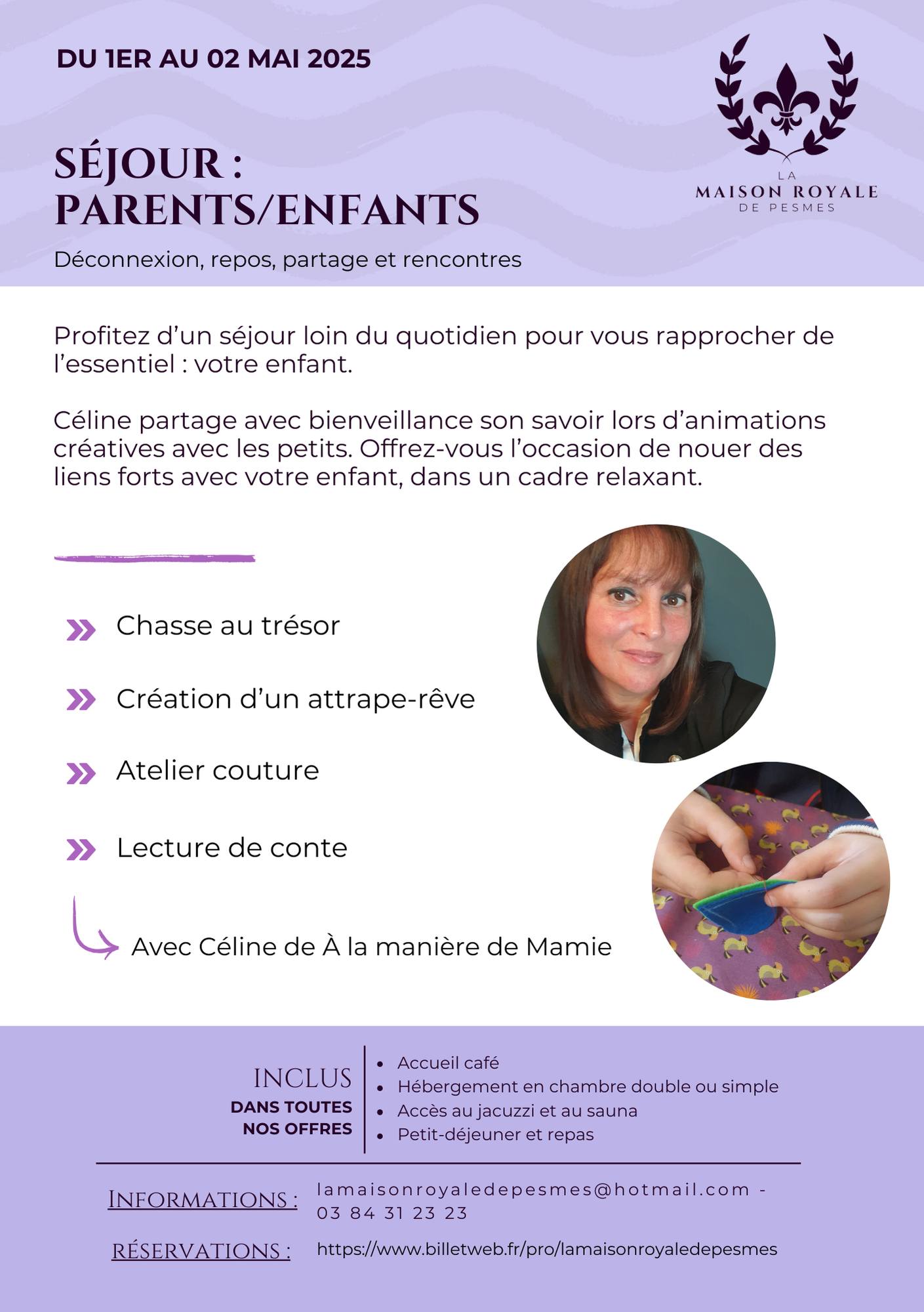 Séjour Parents / enfants