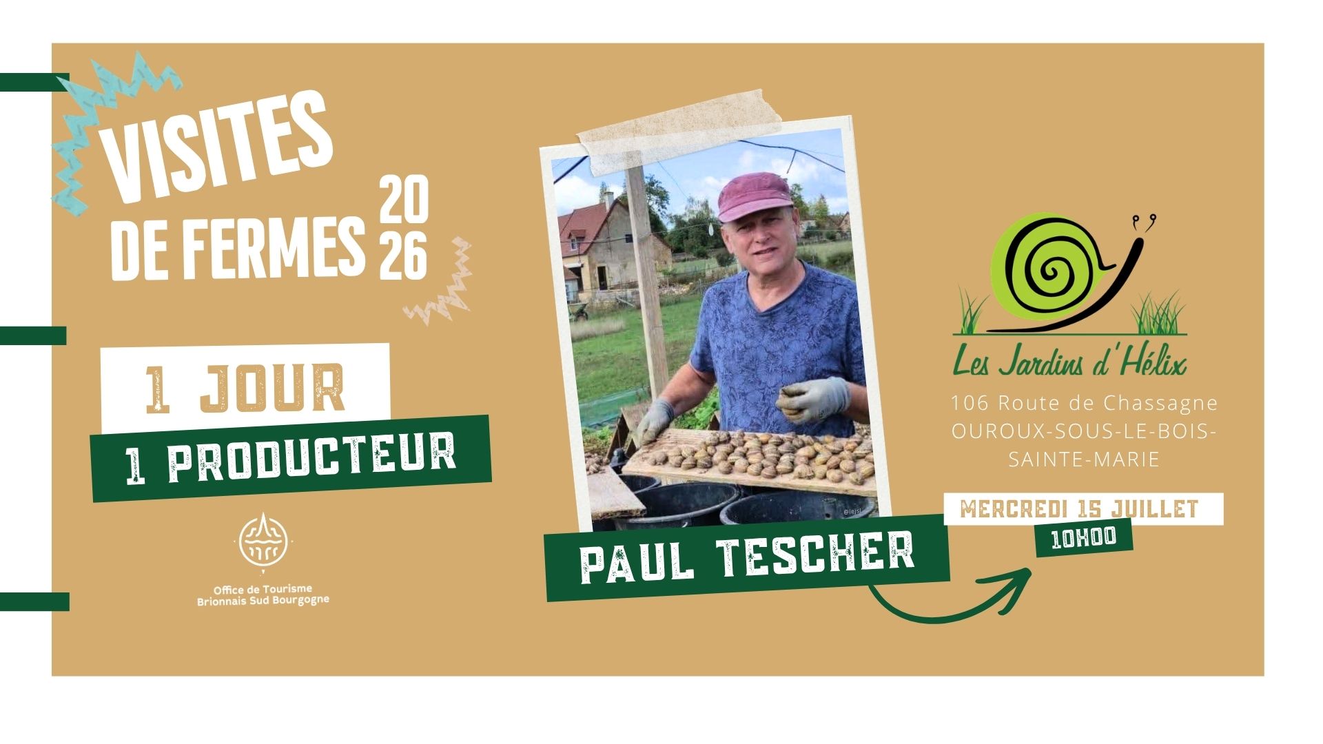 Les Jardins d'Hélix : Un Jour Un Producteur 