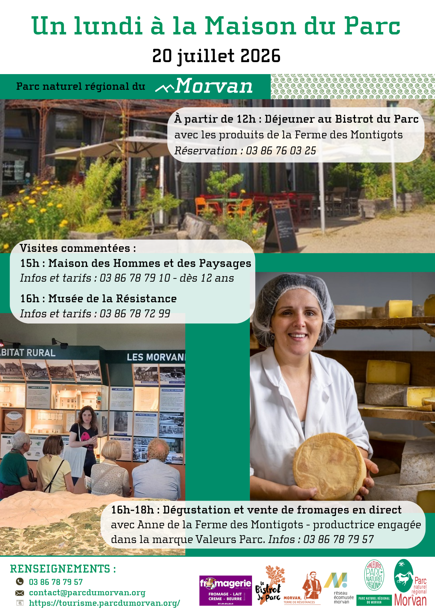 Un lundi à la Maison du Parc