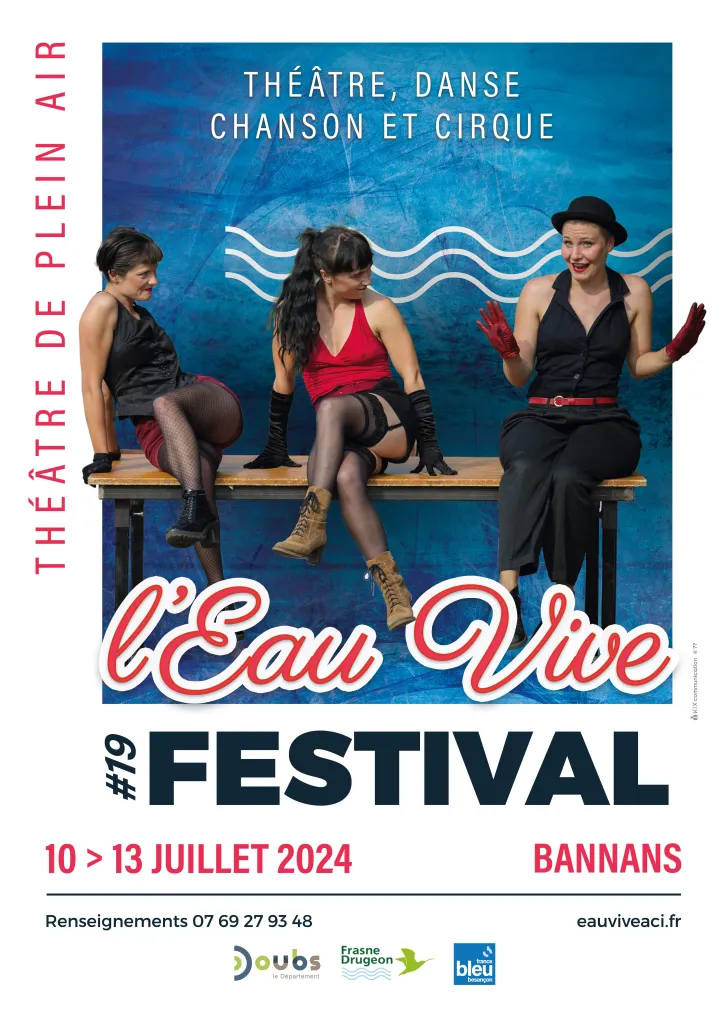 10 au 13 juillet - festival de l'eau vive - bannans