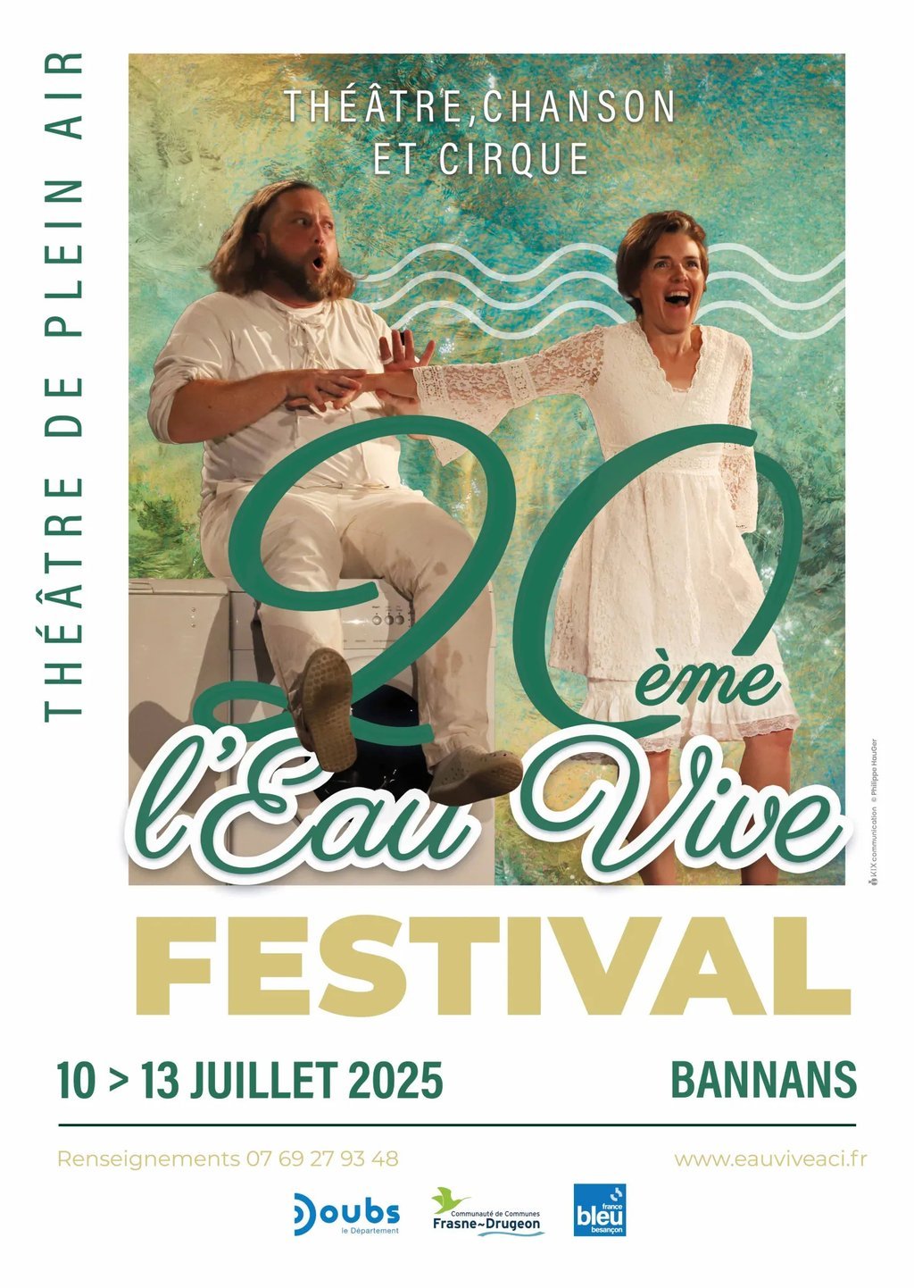 10 au 13 juillet - festival eau vive - Bannans