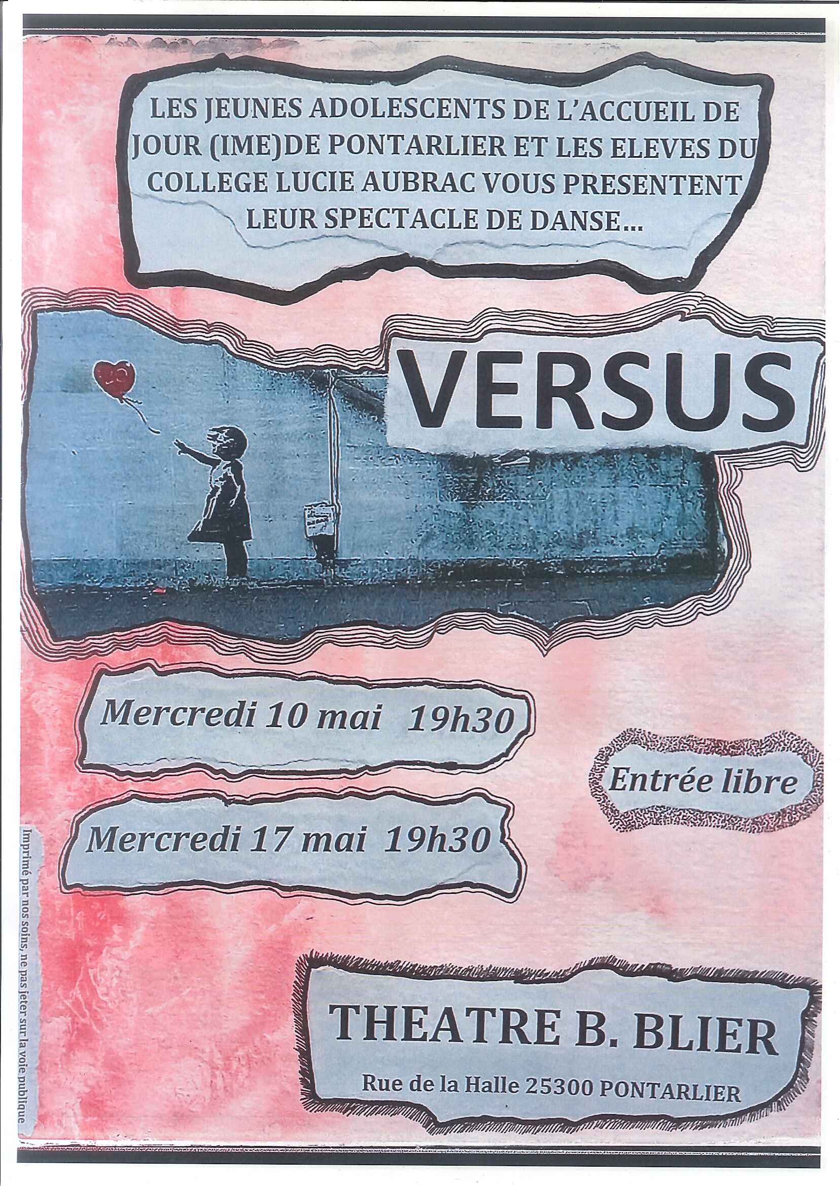 10 et 17 mai - Versus - Pontarlier