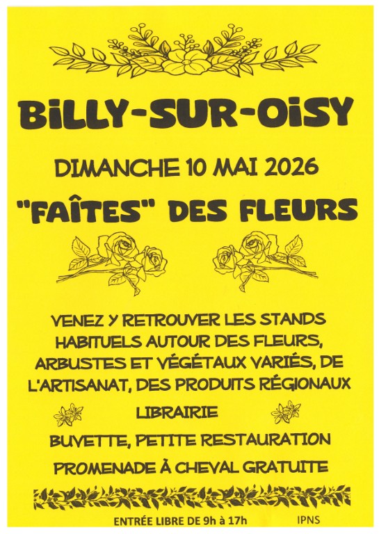 "Faîtes" des fleurs - Billy-sur-Oisy — visuel événement