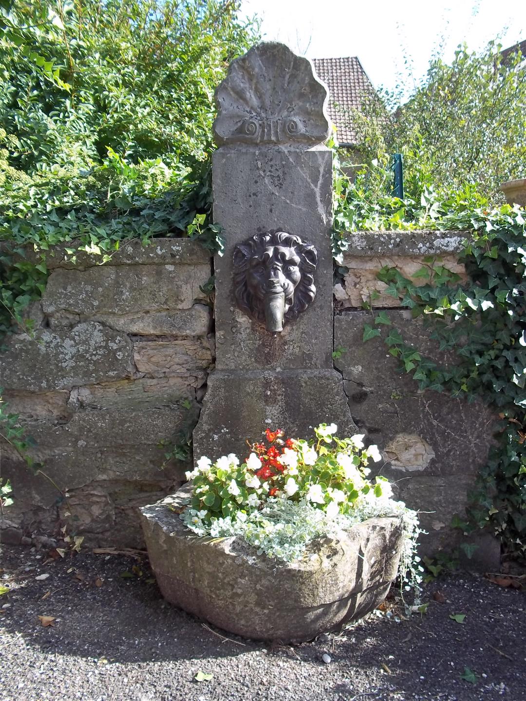 Fontaines, lavoirs et abreuvoirs de Pin