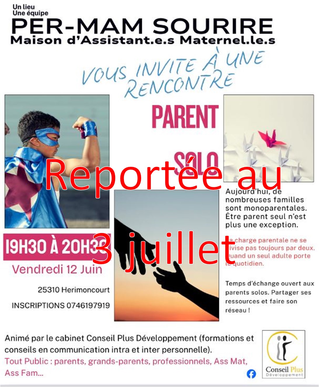 Rencontre "Parent solo"
