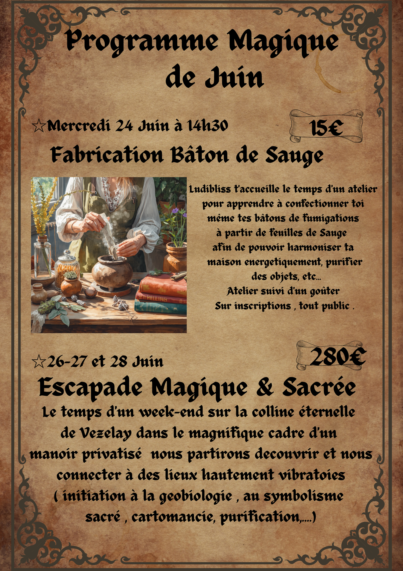 Bâton de sauge