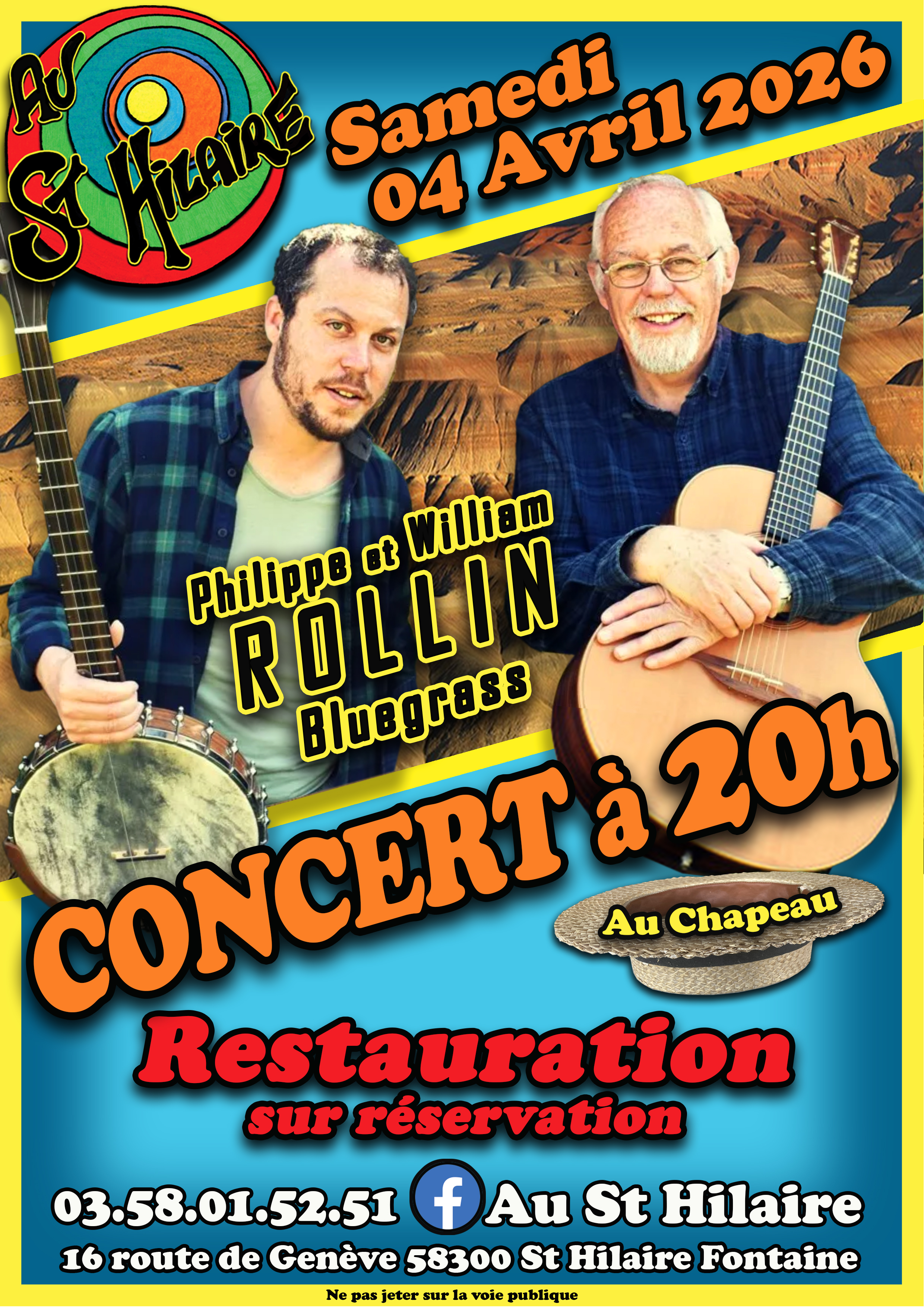 Concert : Philippe et William Rollin