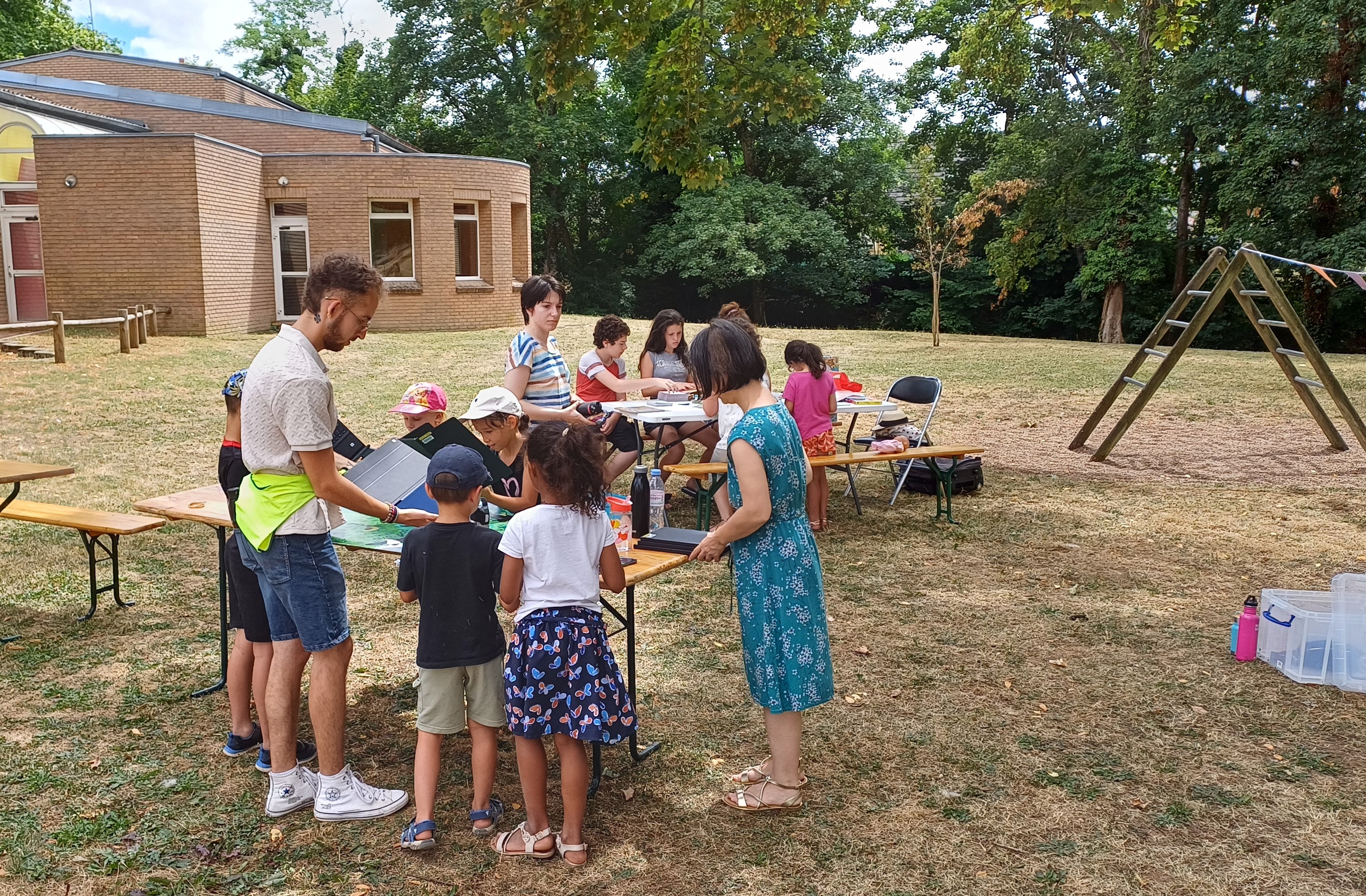 Quartiers en fête par la médiathèque de Fourchambault