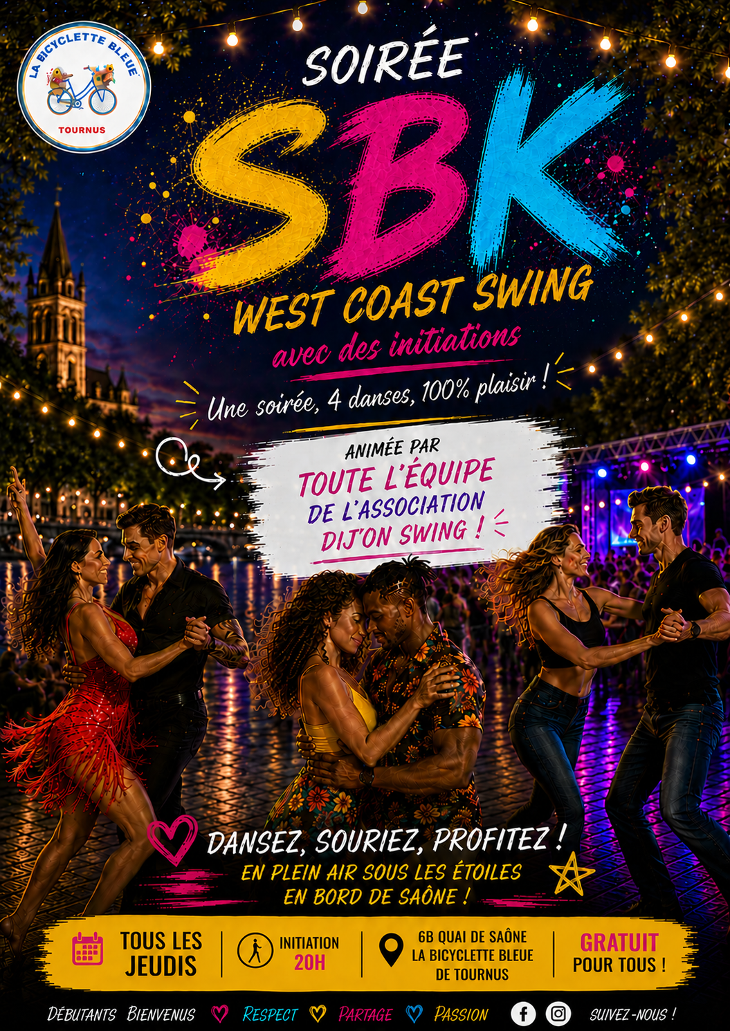 Soirée SBK West caost swing Tous les Jeudis soir