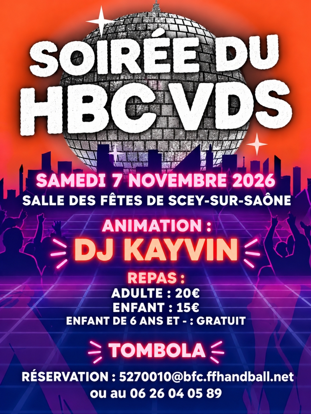 Soirée du HBC VAL DE SAONE