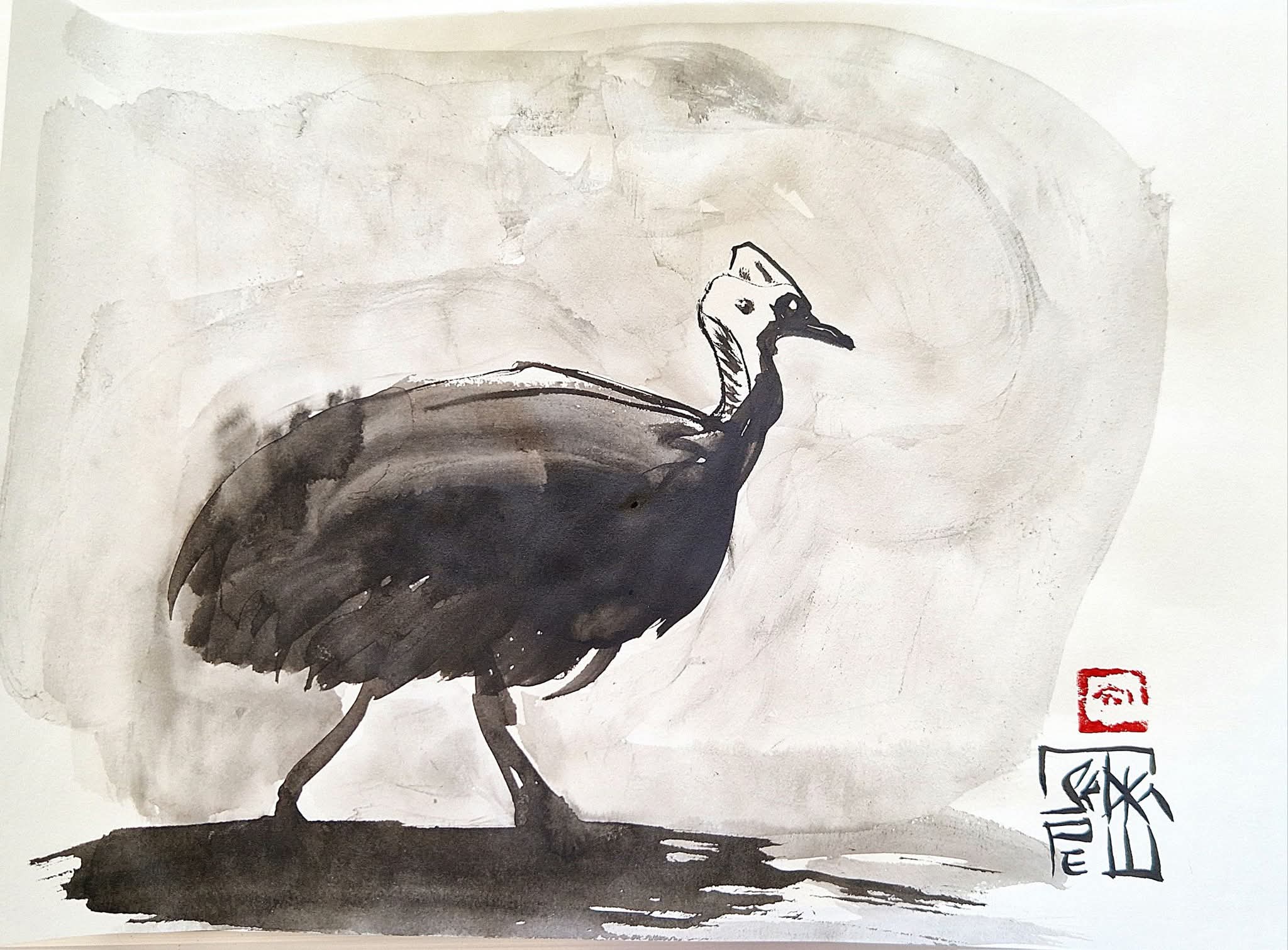 Exposition "Jeux d'encre en sumi-e"