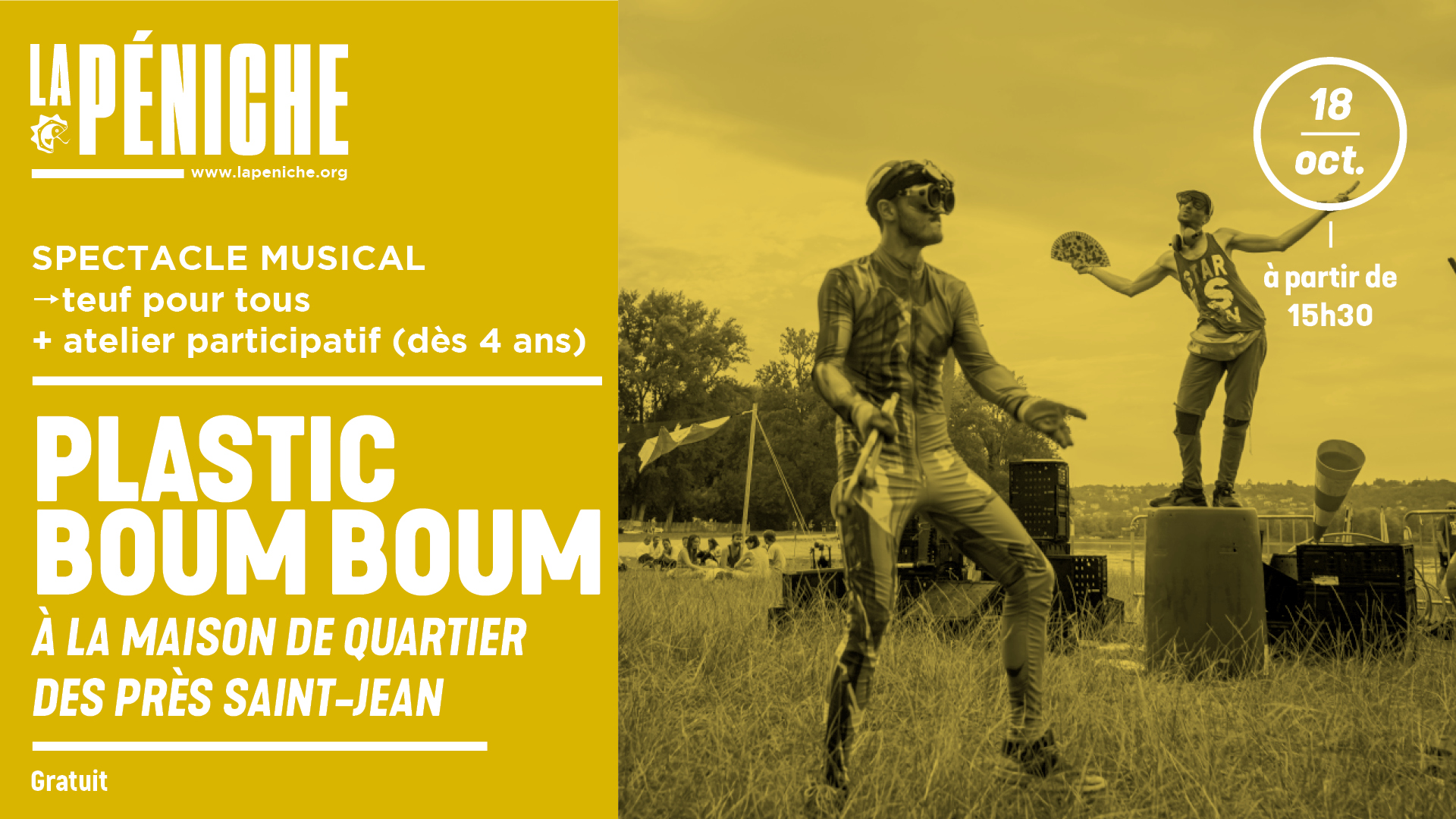 Bannière Plastic Boum Boum