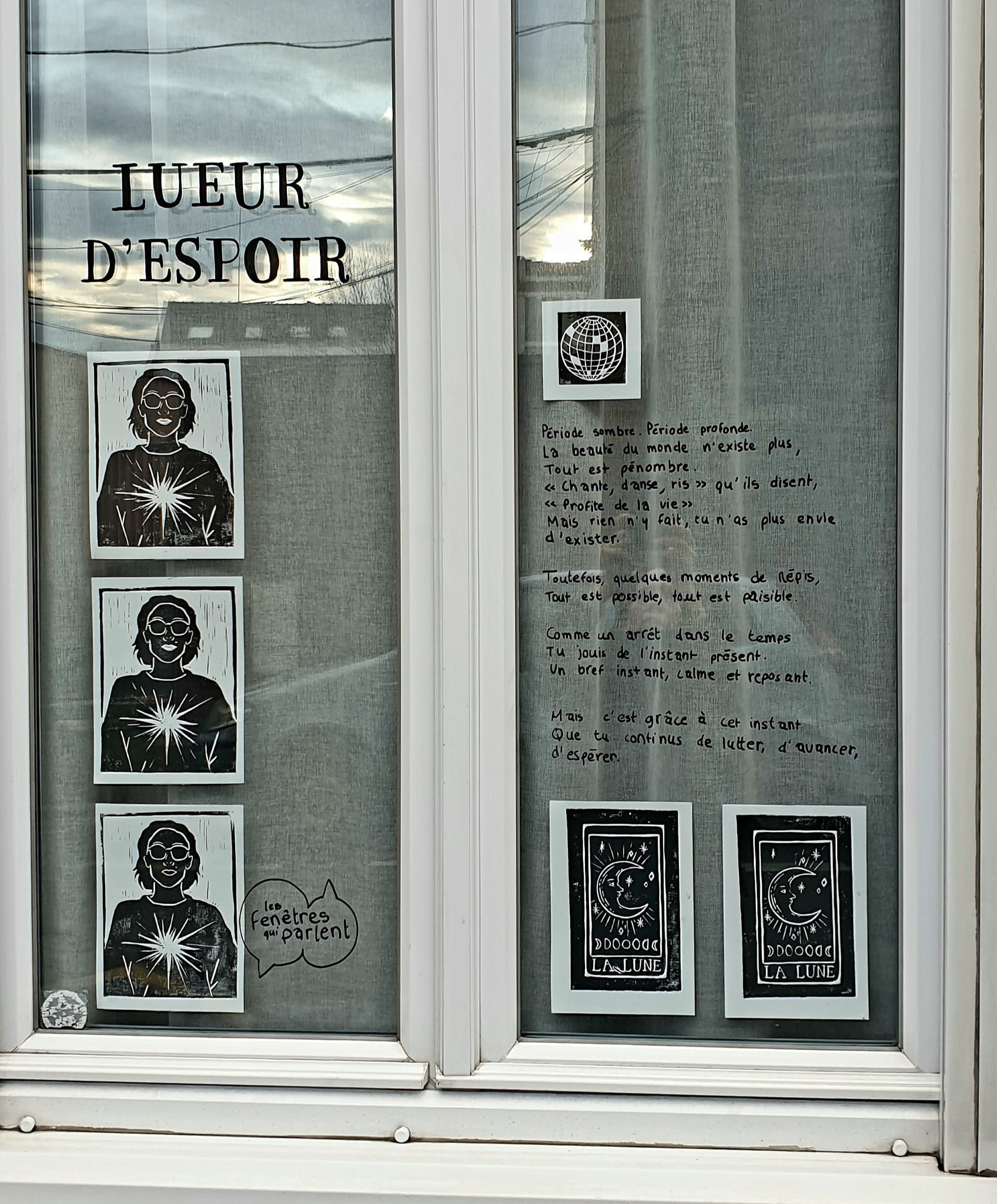 Fête de l'estampe, Les fenêtres qui parlent