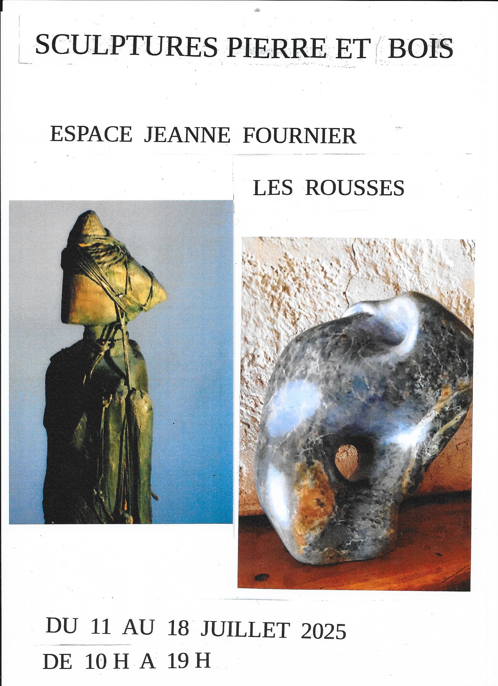 Sculptures pierres et bois 