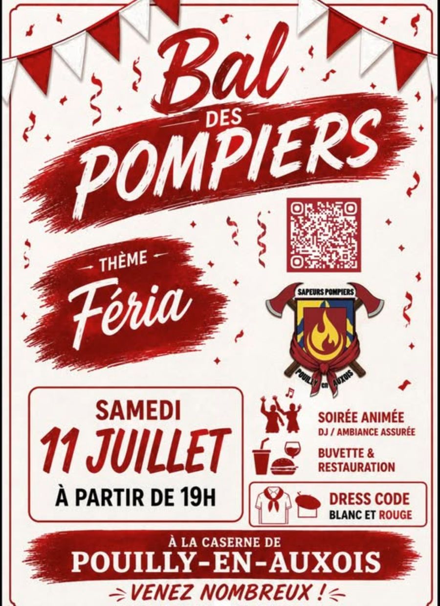 Bal des pompiers- Pouilly en Auxois