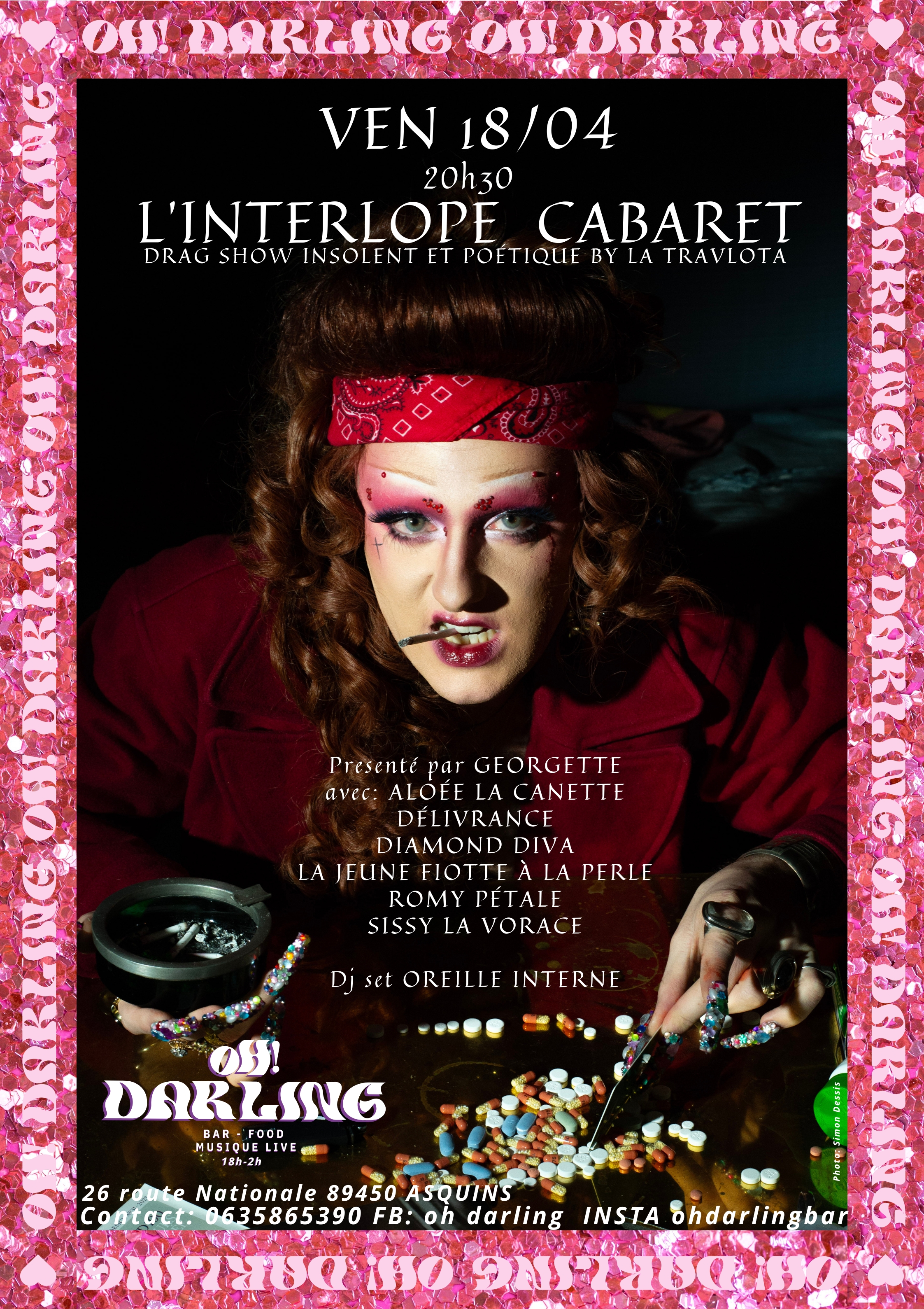 L'INTERLOPE CABARET : Drag Show poétique et insolent by La Travlota