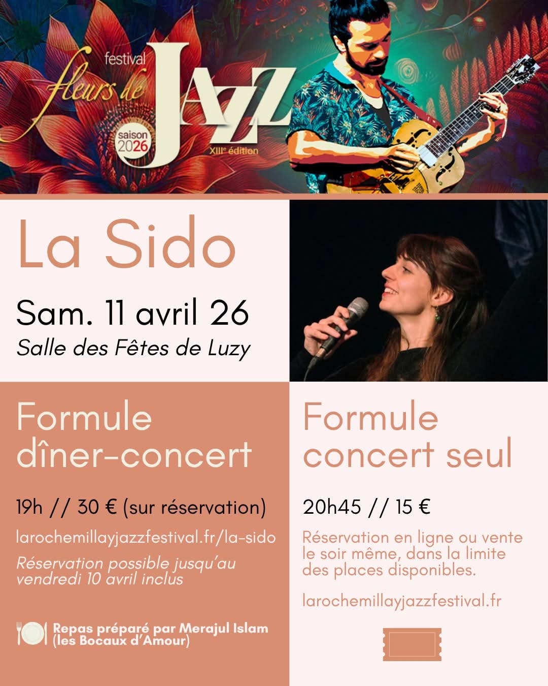 Dîner-Concert : La Sido