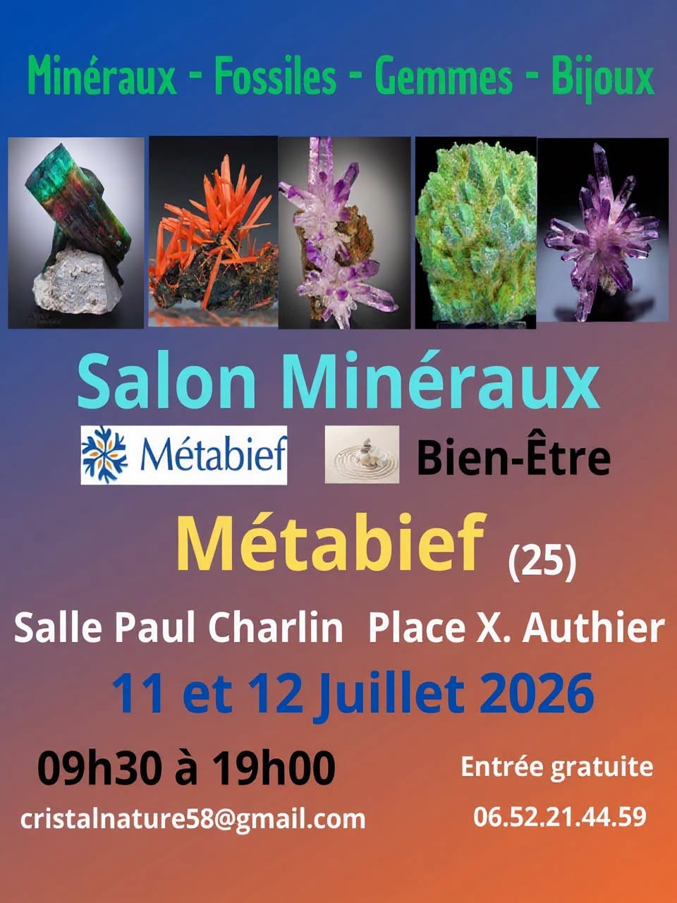 Salon des minéraux