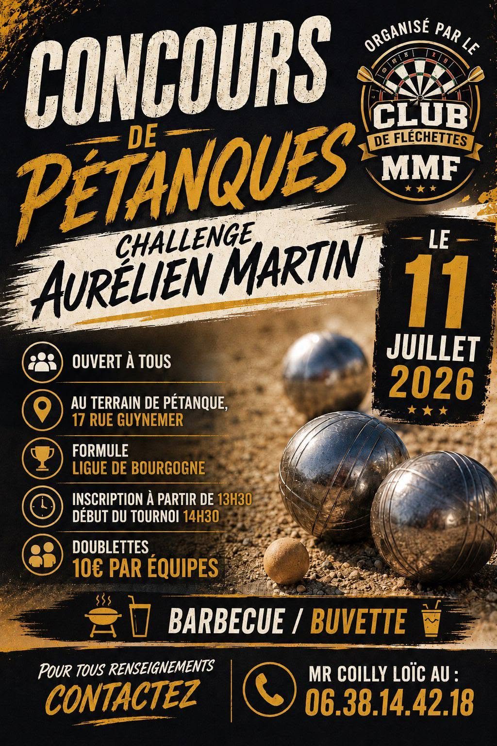 Concours de pétanque