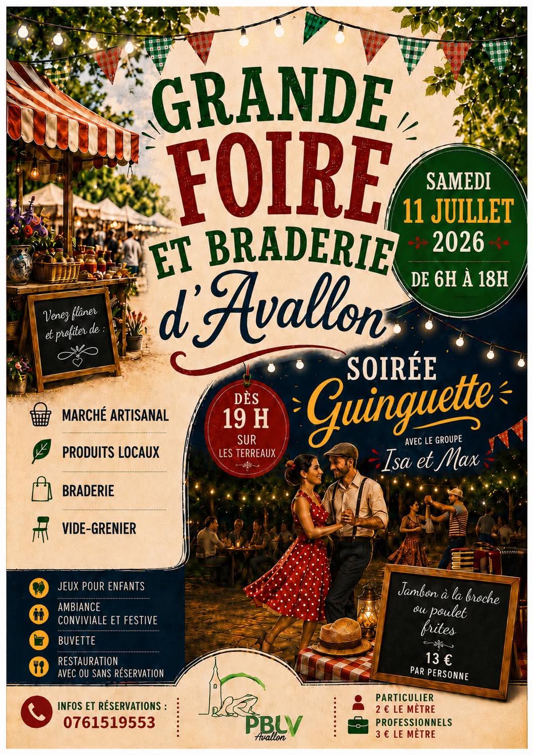 Grande foire et braderie d'Avallon