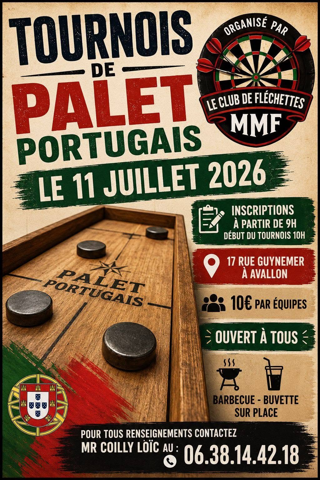 Tournois de palet portugais