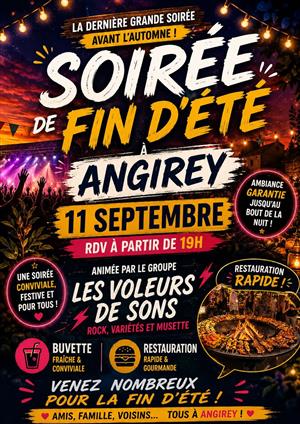 Soirée de fin d'été à Angirey