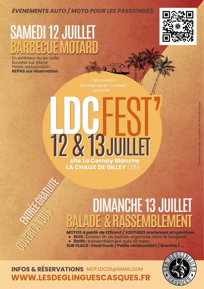 12-13 juillet - LDC Fest - La Chaux de Gilley
