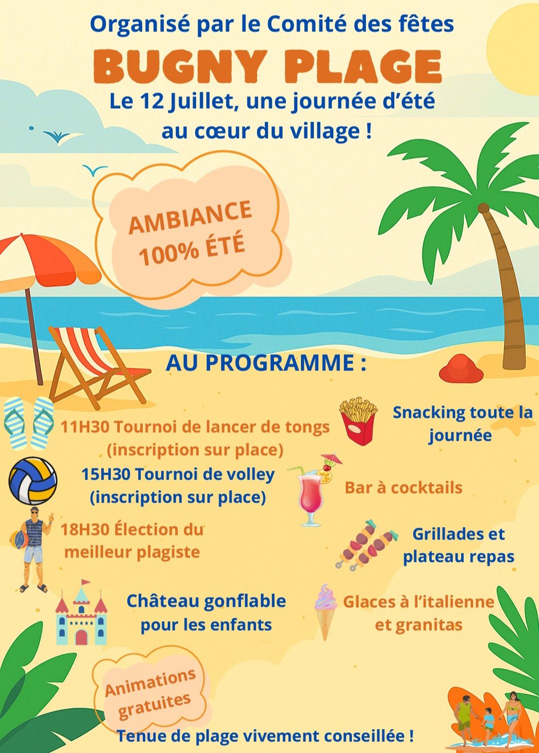 12 juillet - Bugny Plage - Bugny