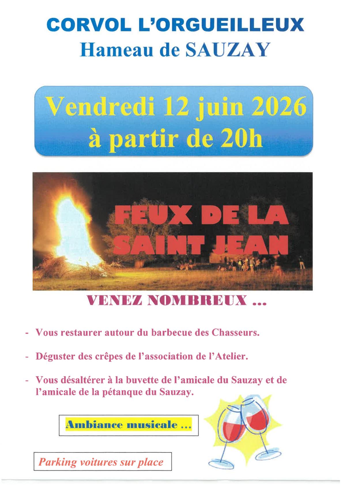 Feux de la Saint -Jean — visuel événement