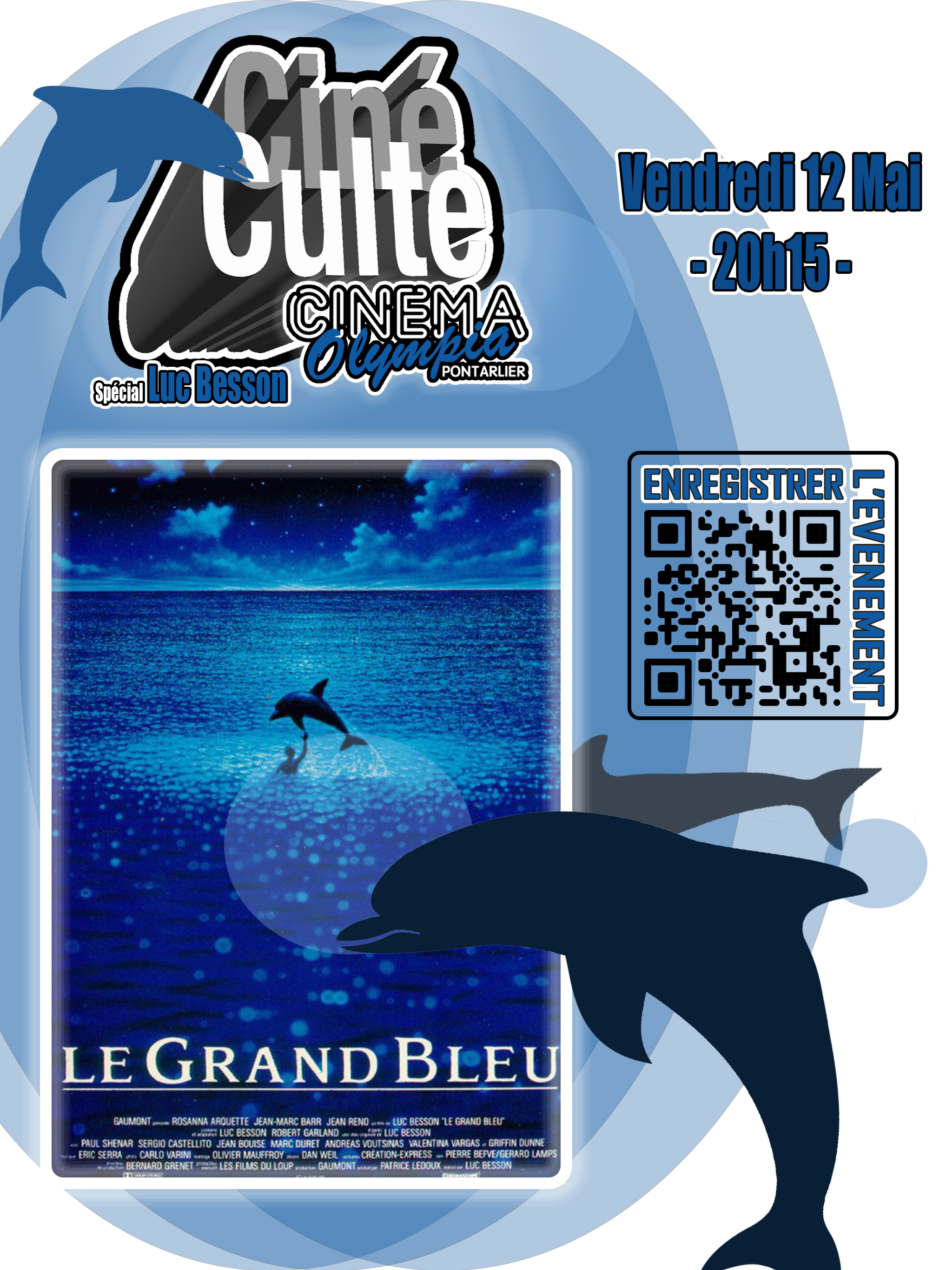 12 mai - ciné culte grand bleu - Pontarlier