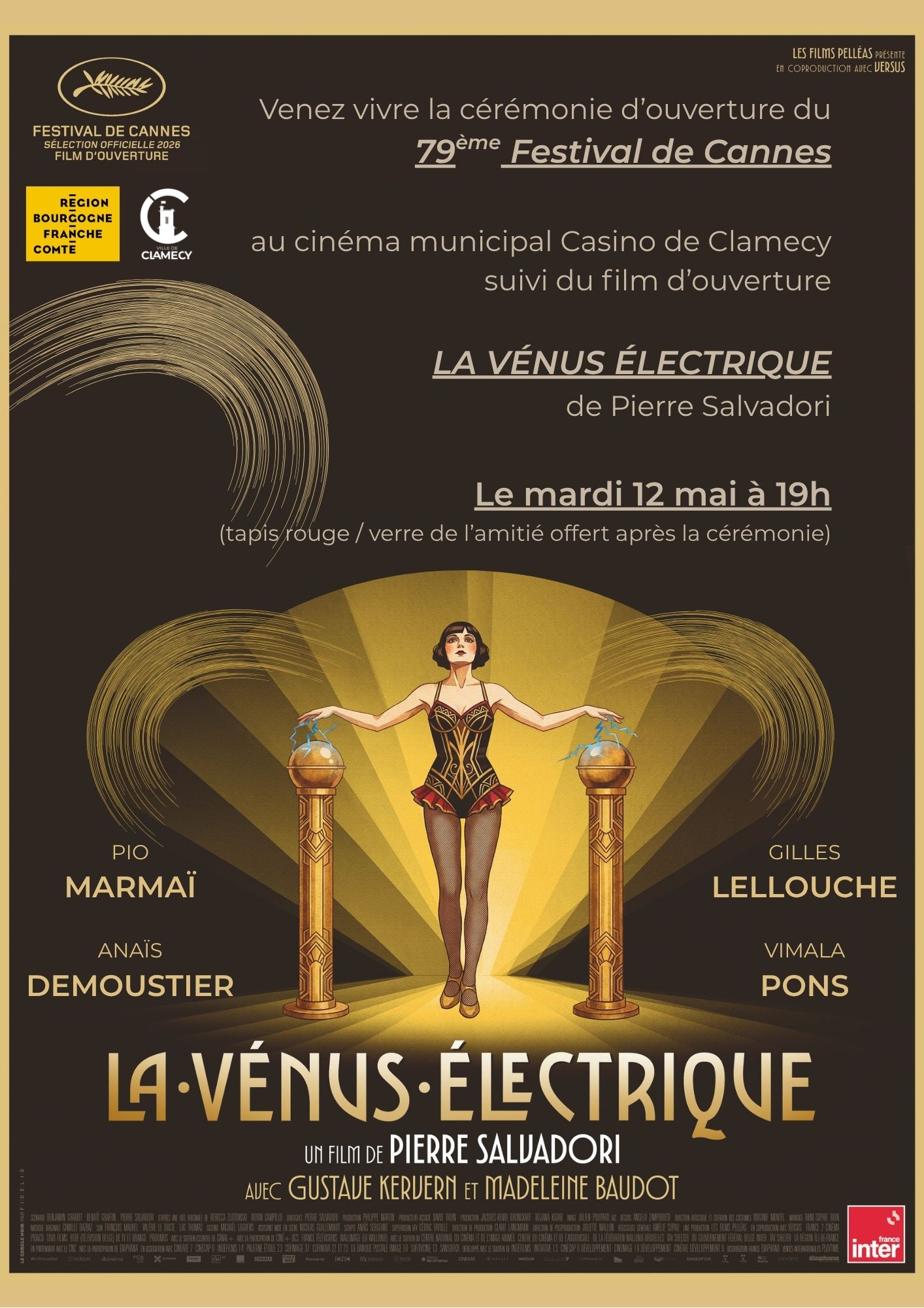 Soirée au cinéma Casino à l'occasion de l'ouverture du 79ème Festival de Cannes — visuel événement