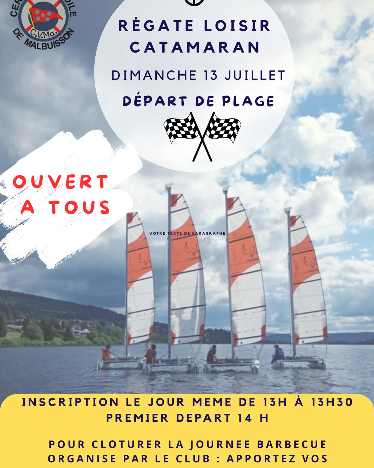 13 juillet - regate loisirs - Malbuisson