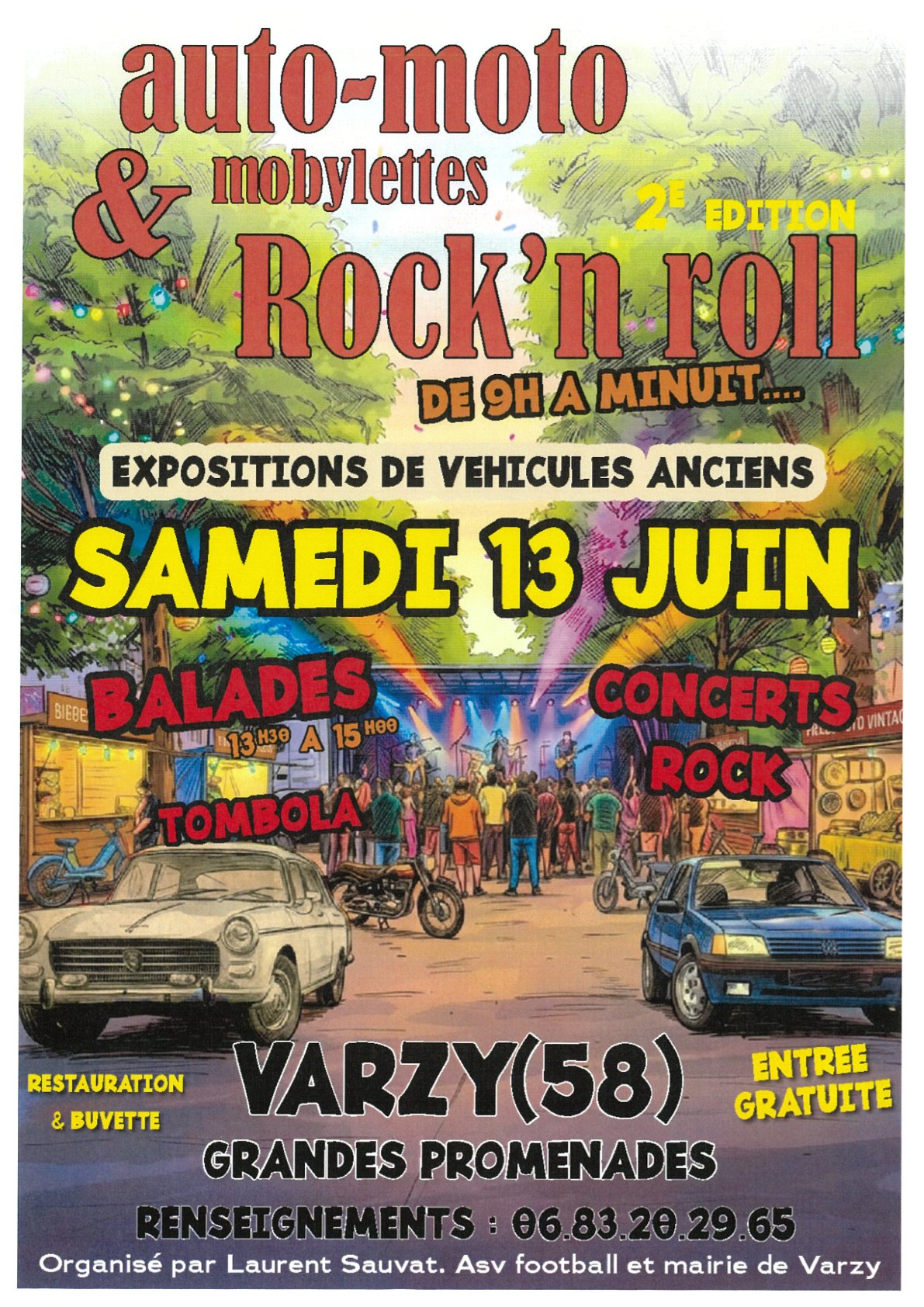 Auto-moto mobylettes & Rock'n roll - 2ème édition