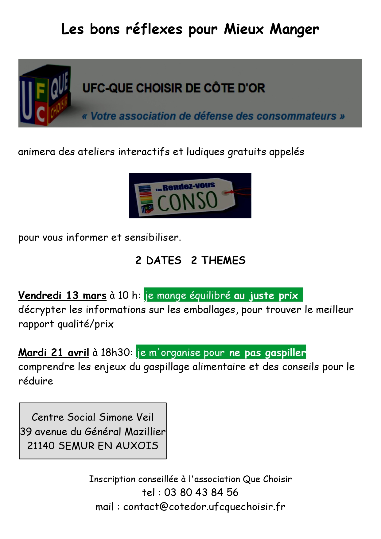 Rendez-vous conso
