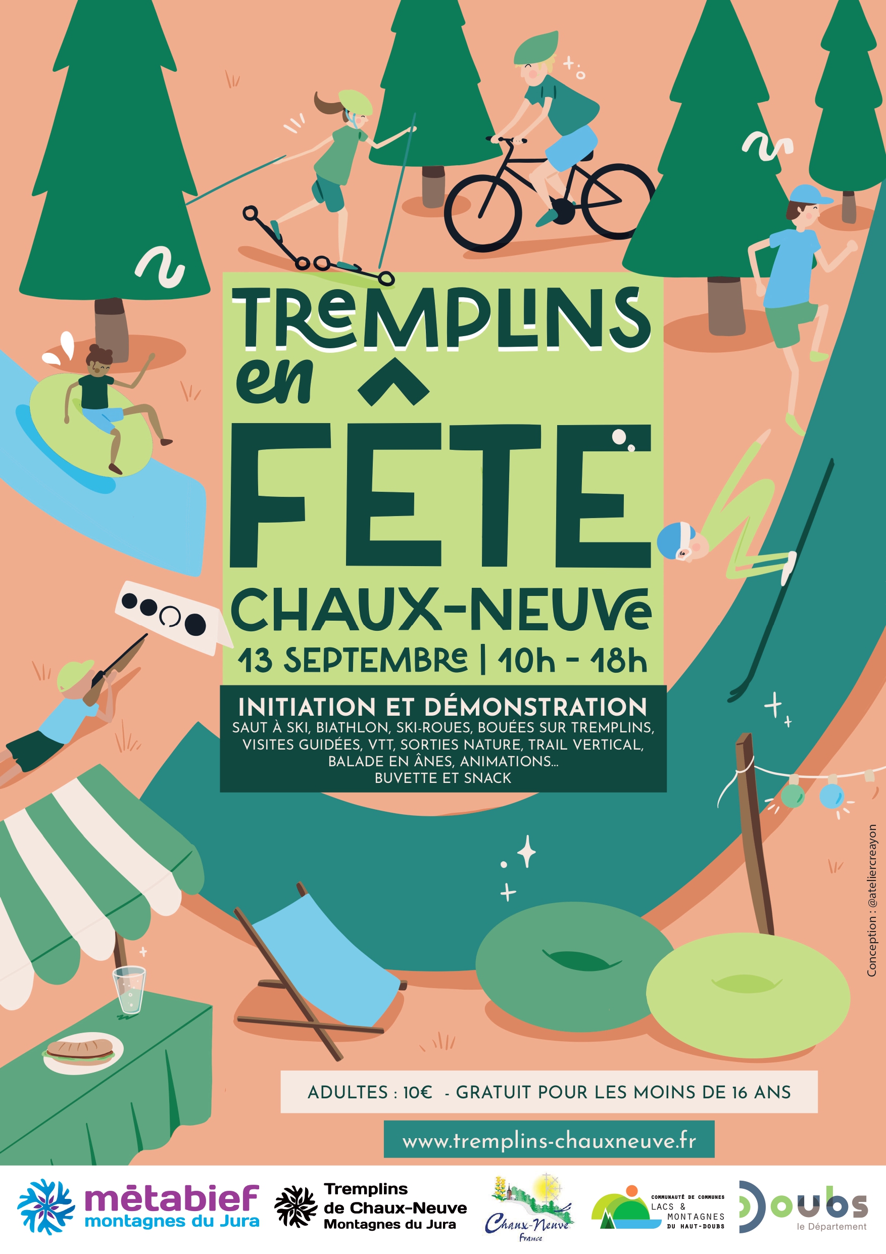 13 sept- Tremplins en Fête - Chaux neuve