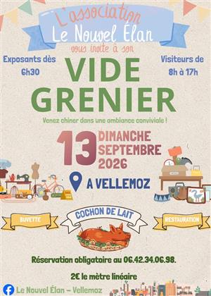 Vide-greniers à Vellemoz