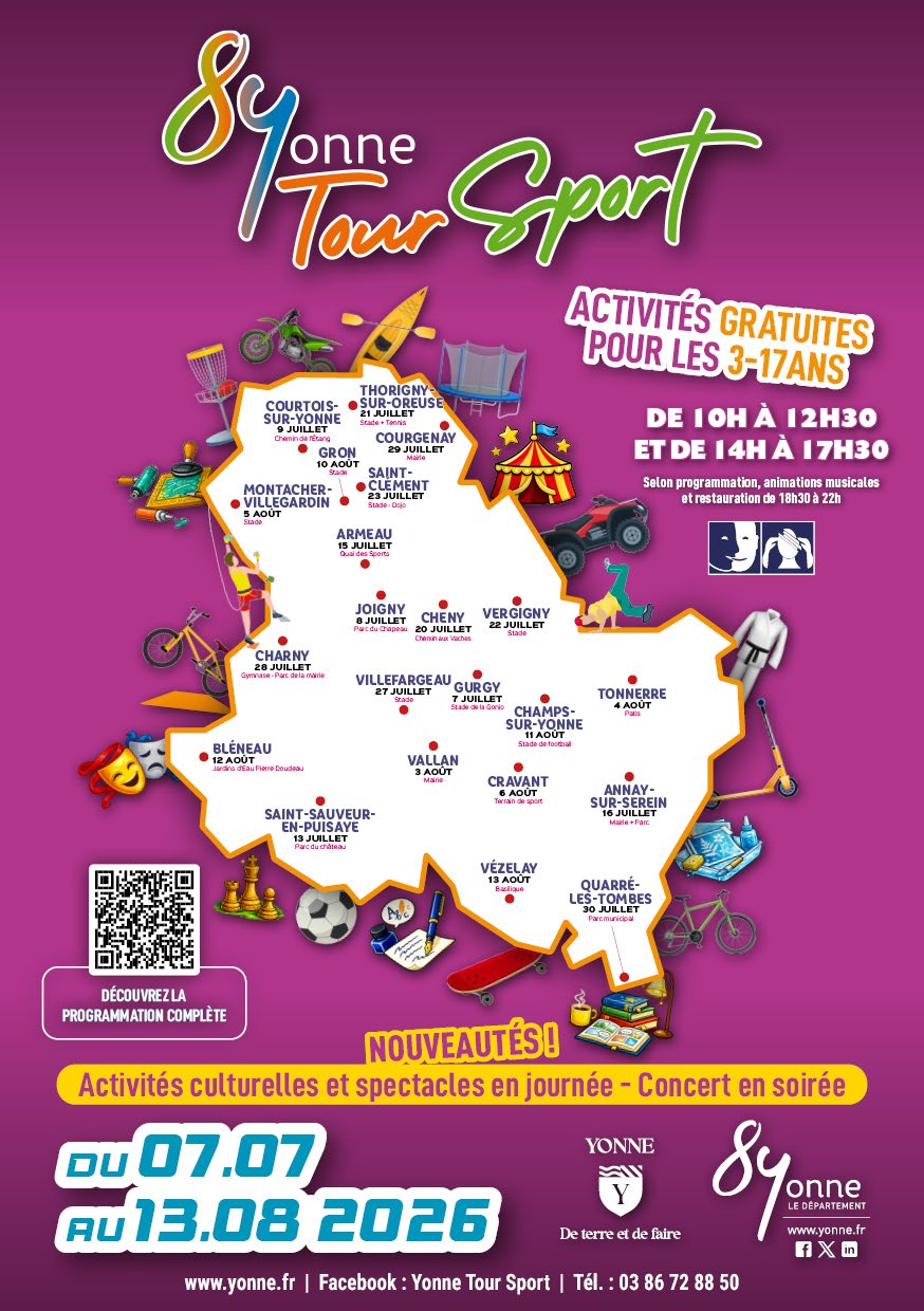 Yonne Tour Sport Culture - Vézelay