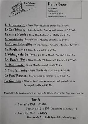 Brasserie Dan's Beer