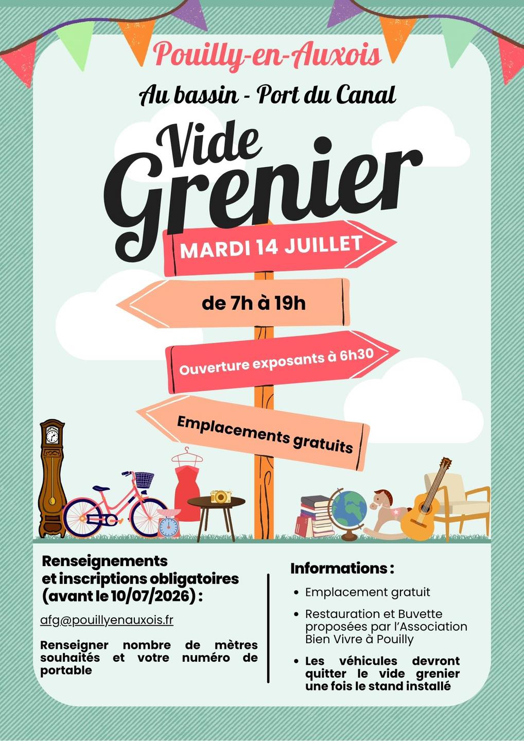Vide greniers- Pouilly en Auxois