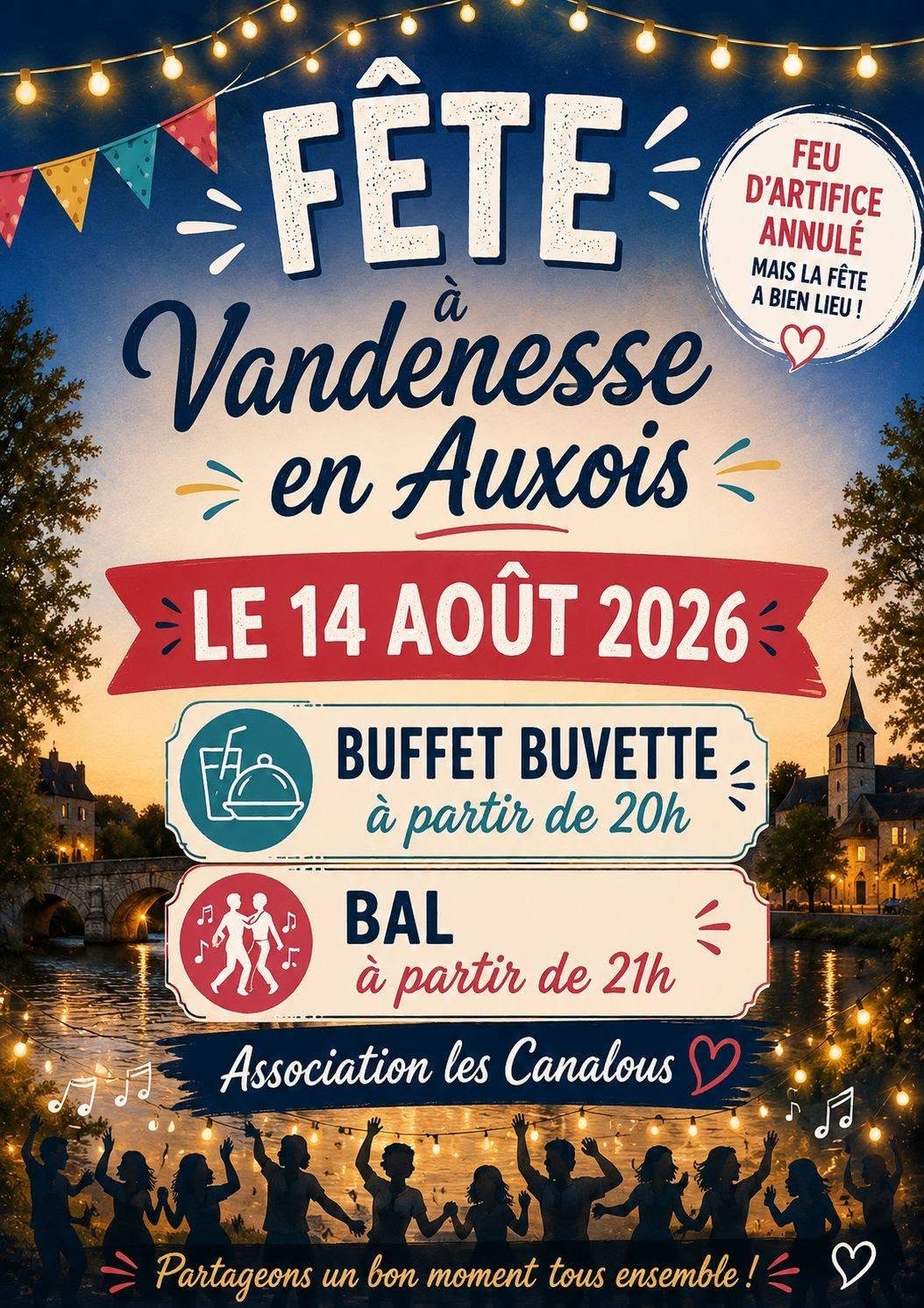 Fête à Vandenesse en Auxois
