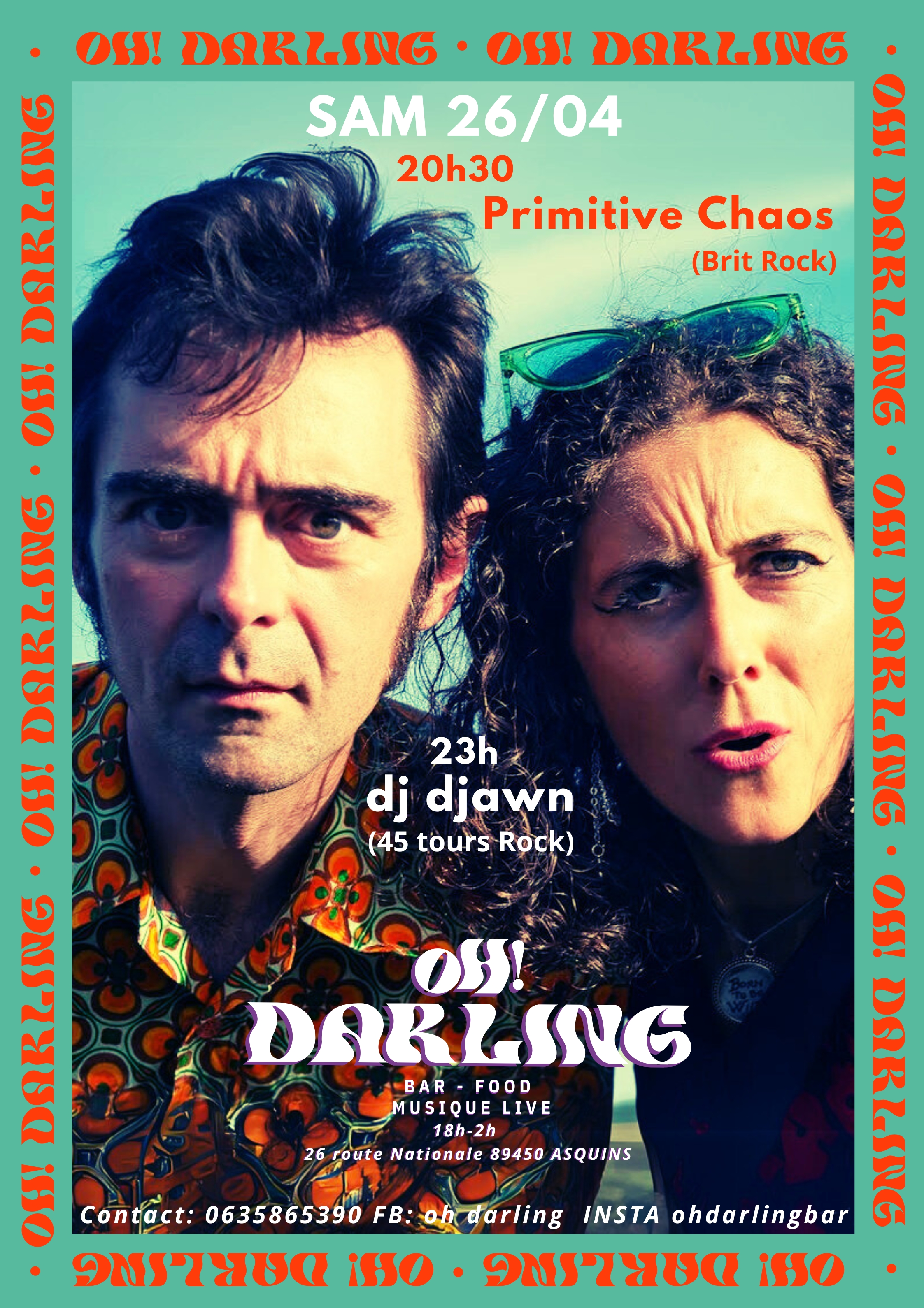 Primitive Chaos (Brit Rock) / Dj DJAWN (DJ set 45 tours rock)