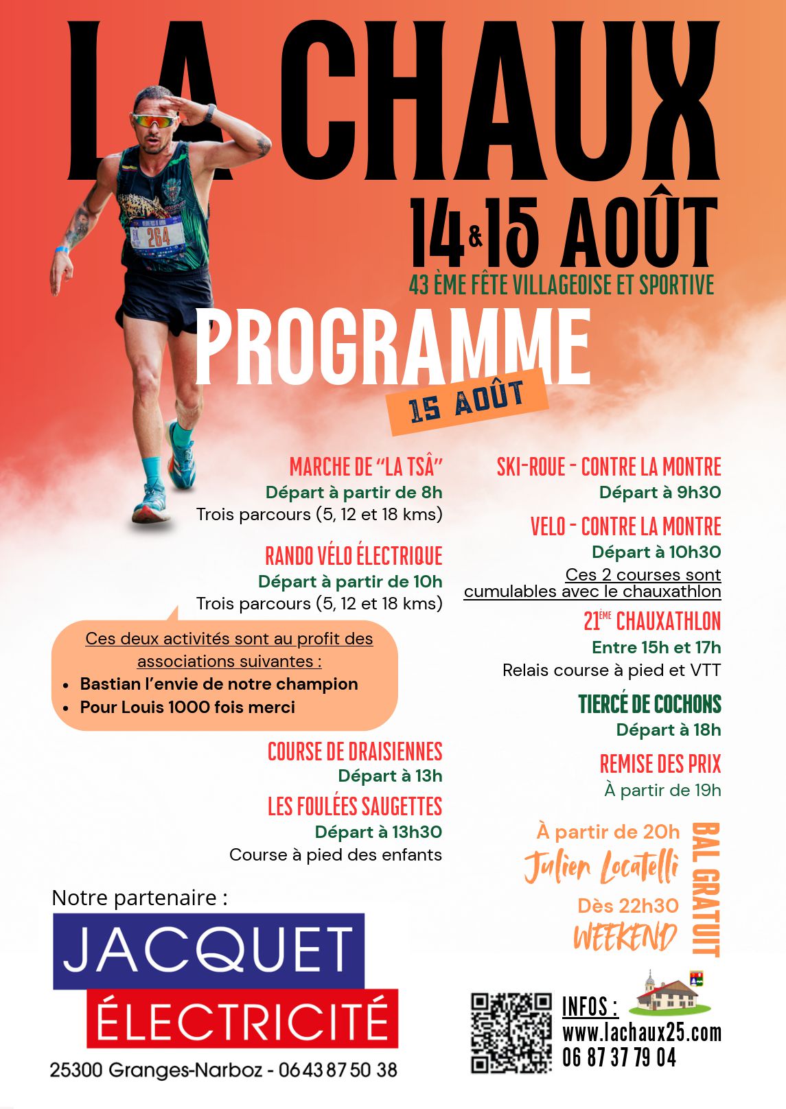 43ème fête villageoise et sportive - Chauxathlon