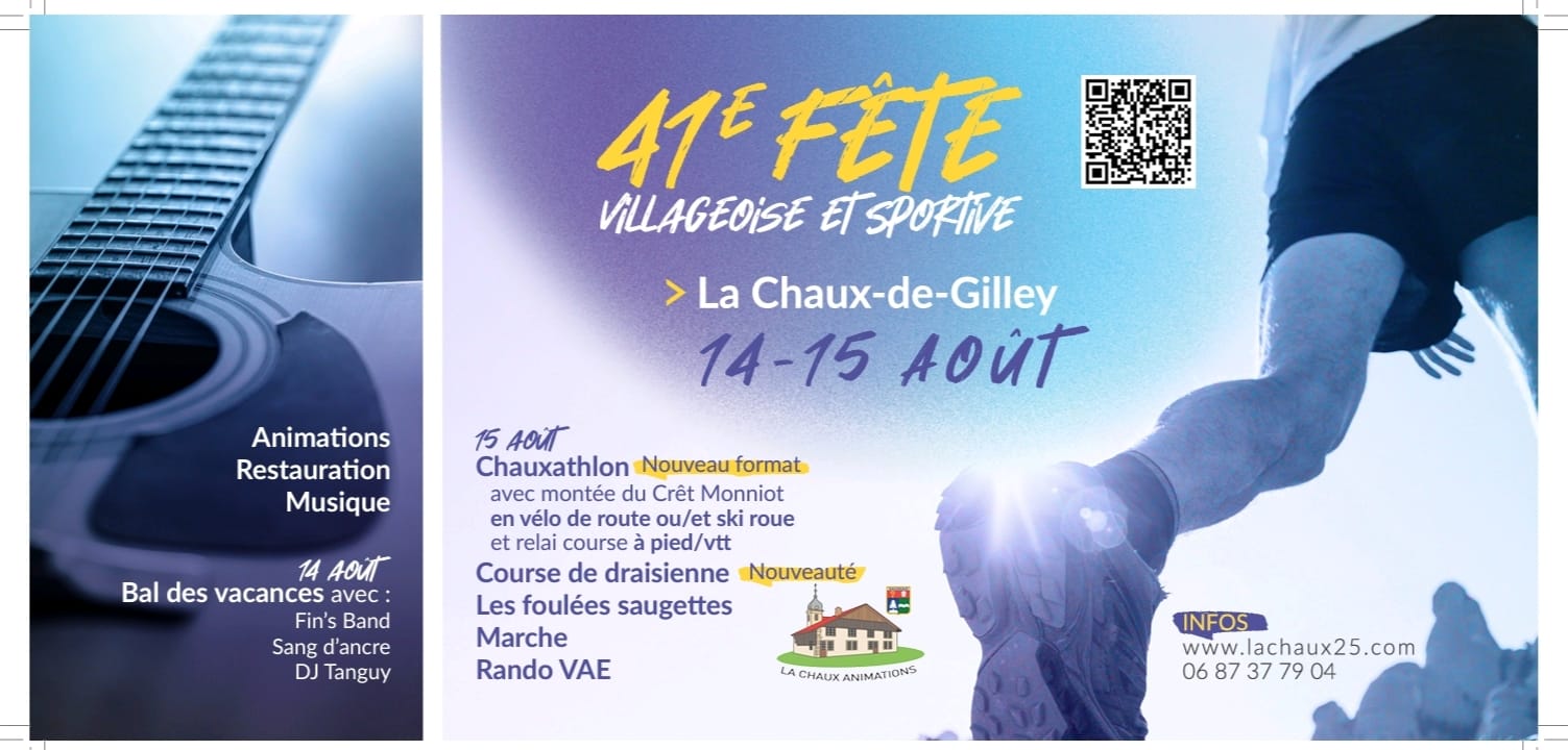 14-15 août - fête villageoise et sportive - la chaux