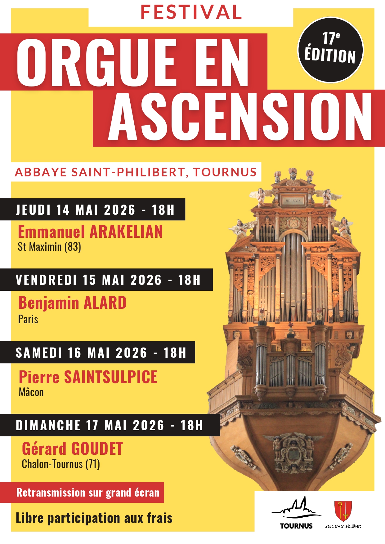 Orgue en ascension — visuel événement