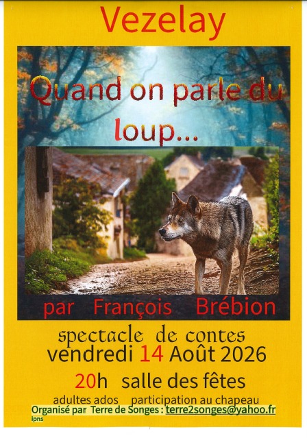 Spectacle de contes - Quand on parle du loup...