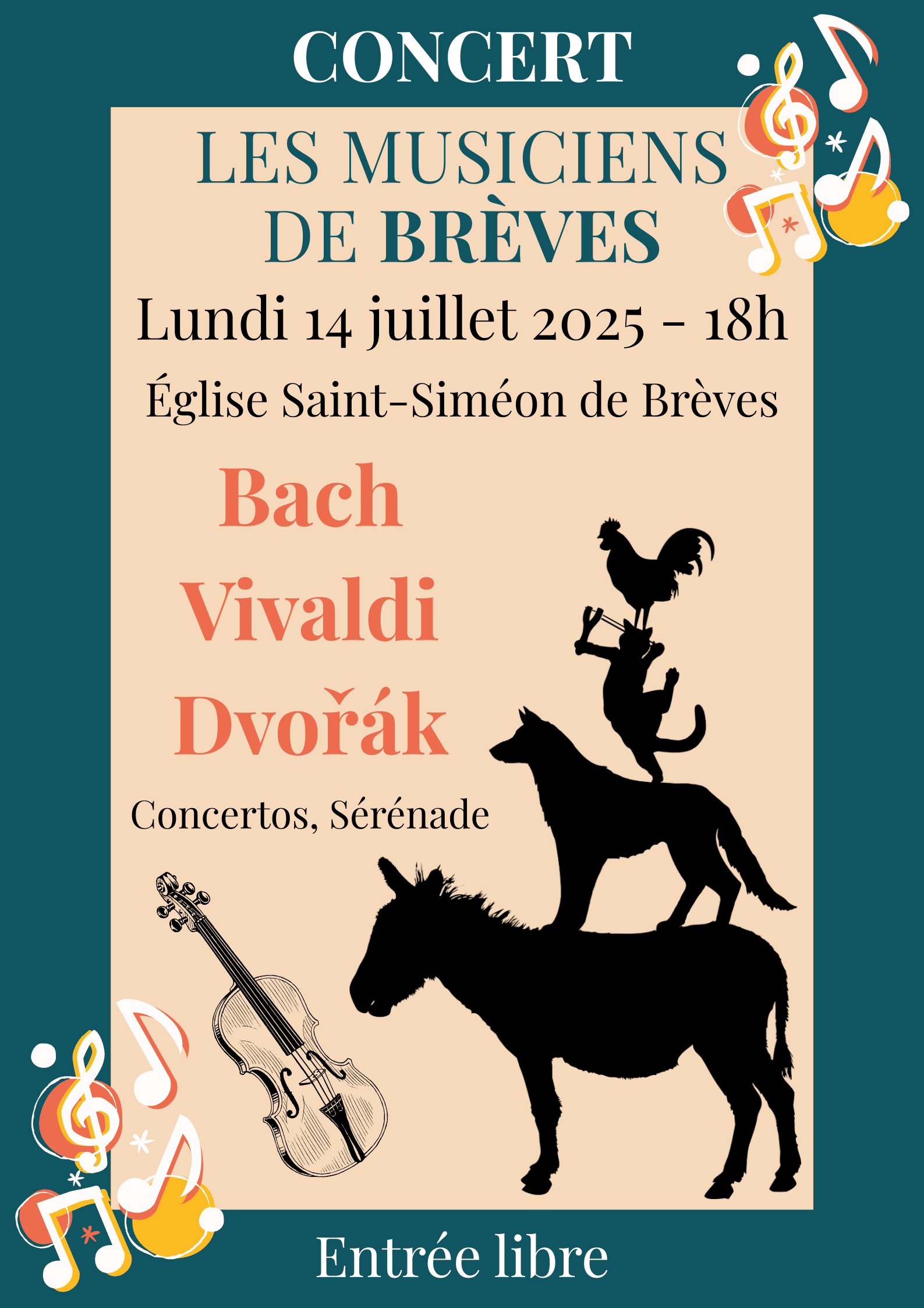 14 juillet 2025 Les musiciens de Brèves (1)