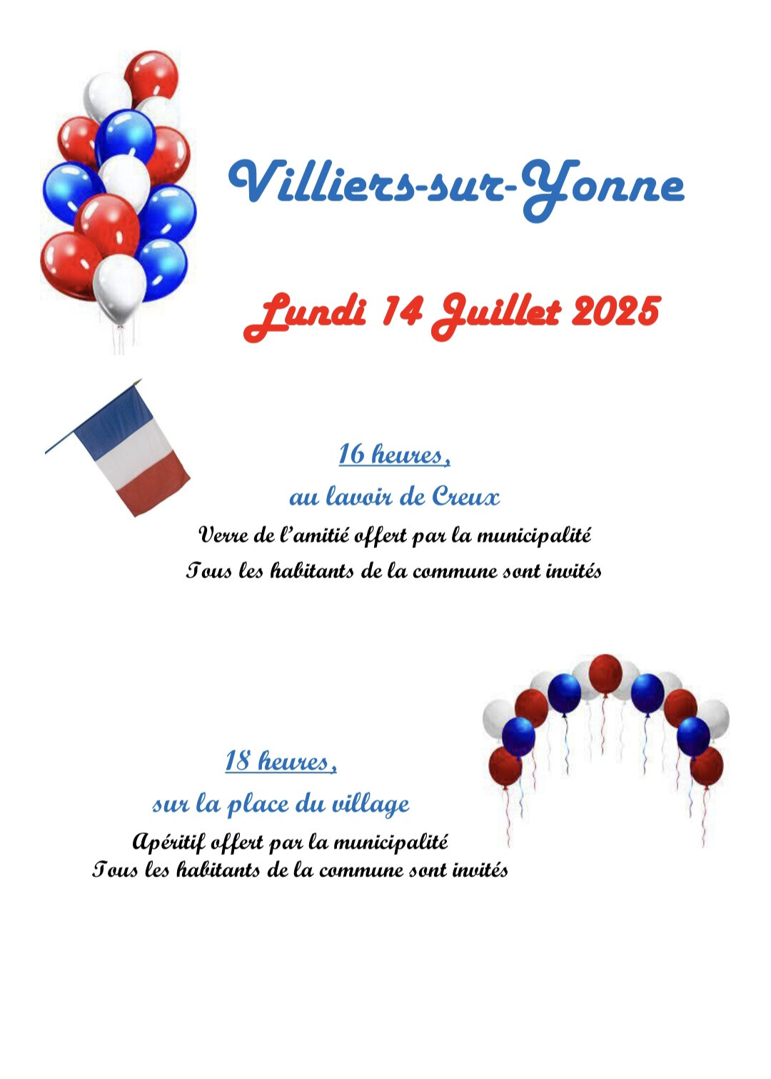 14 juillet 2025 Villiers