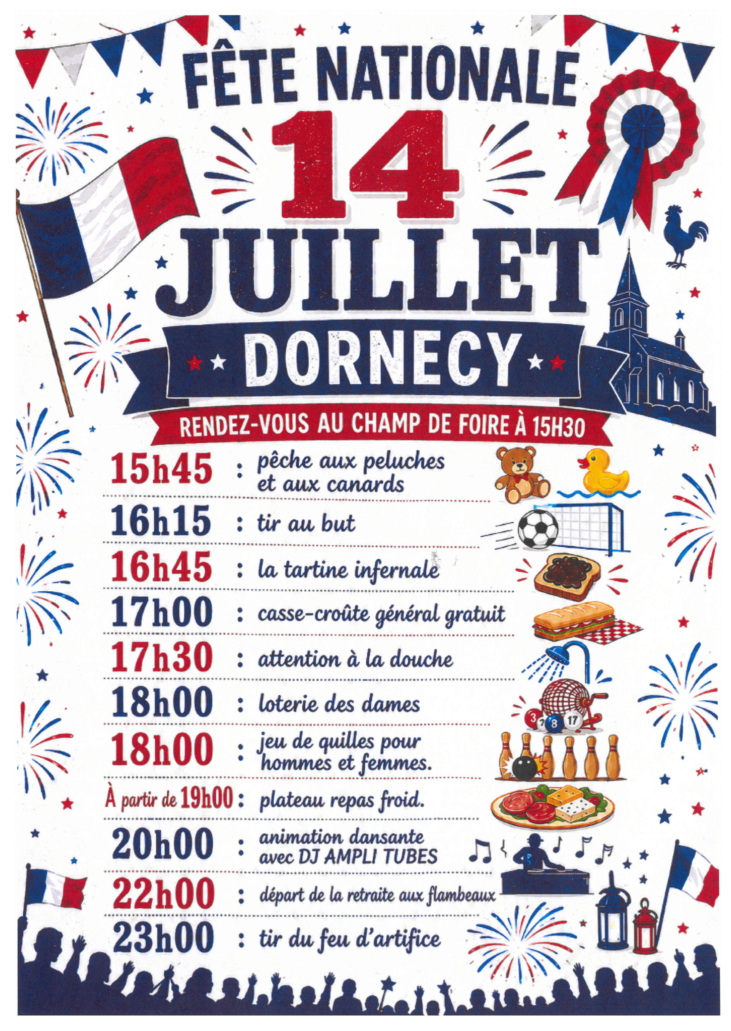 Dornecy en fête :  Fête nationale