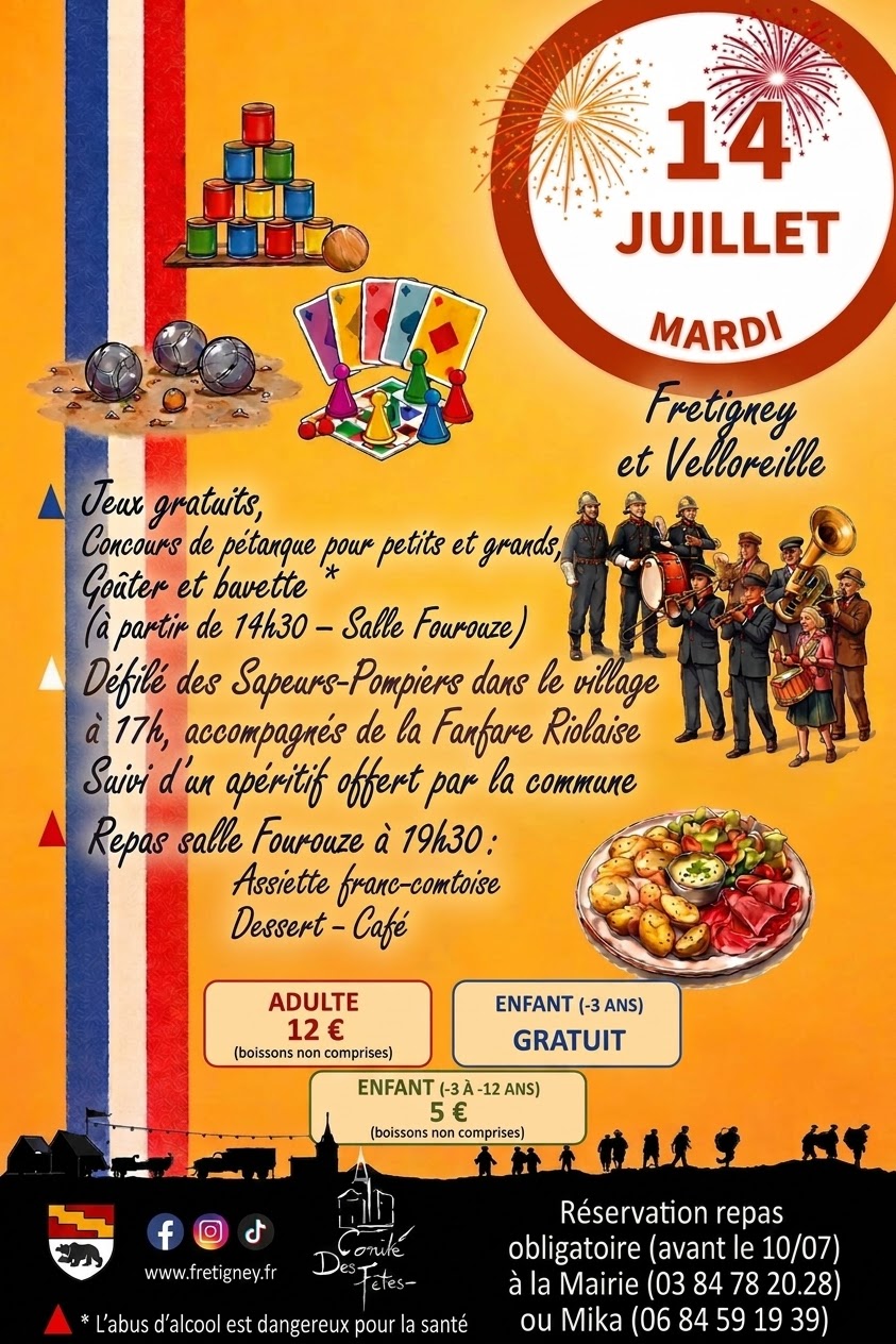 Fête Nationale à Frétigney